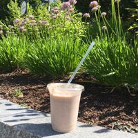 Smoothie at Natures Green Grocer Cafe in Peterborough