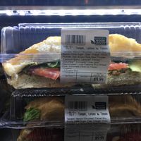 Vegan sandwich  at Natures Green Grocer Cafe in Peterborough