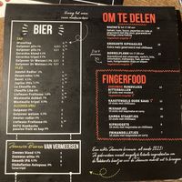 Menu part 4/4  at Klok'uus in Goes