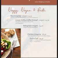 Speisekarte  at Die Insel in Sankt Peter-ording