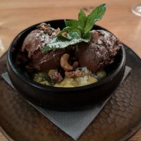 Chocolate mousse at Die Insel in Sankt Peter-ording