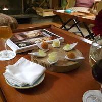 Appetizers at Le Vieux Logis in Tremolat