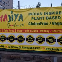 Banner at Bhajiya in Surry Hills