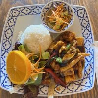 Cashew Nut Tofu lunch special  at Similan Thai Cuisine in Danville