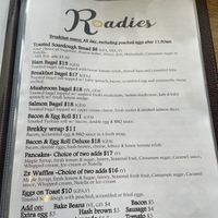   at Roadies Cafe in Gloucester