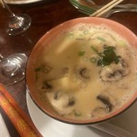 Tomkha Coconut Soup with Tofu  at Thai-Lao Restaurant in Myrtle Beach