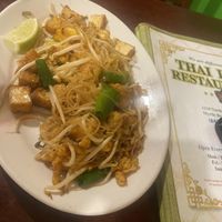 Pad Thai with Tofu  at Thai-Lao Restaurant in Myrtle Beach