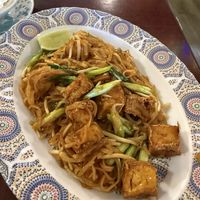 Pad Thai- remade without egg; lunch portion (smaller)  at Thai-Lao Restaurant in Myrtle Beach
