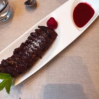 Chocolate dessert at La Cafetière Fêlée in Antibes