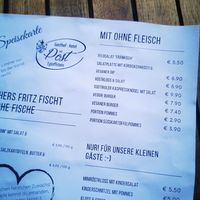 Speisekarte at Gasthof zur Post in Egloffstein