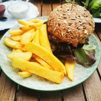 Burger Vegan at Gasthof zur Post in Egloffstein