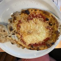 Children’s pizza shaped like a fish 🐠 at Mozza in St Andrews