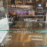 Vegan baked goods (get before they sell out)  at Black Medicine Coffee Co in Edinburgh