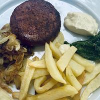 Hamburguesa heura at Casa Lucia in Miono