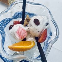 Helado de coco at Casa Lucia in Miono