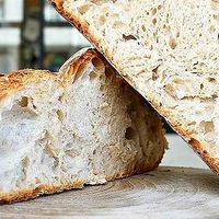 Galician bread. Yummy! at Garum Bistro in Santiago De Compostela
