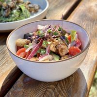 Panzanella salad  at Max's in Bigfork