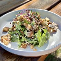 Chickpea Caesar salad  at Max's in Bigfork