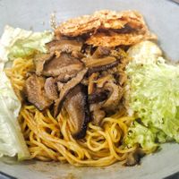 minced meat noodles, superlicious, highly recommend at Chee Wei 啟維素食 - Potong Pasir  in Central Singapore