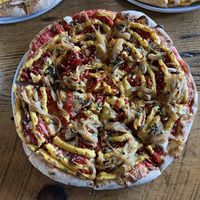 Roasted Red Pepper, make vegan, add mushrooms  at Famous Peppers in Montague