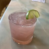 Raspberry Hot Pepper Margarita   at Venti's Cafe in Salem