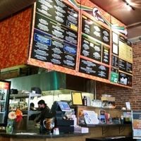 Venti's menu board  at Venti's Cafe in Salem