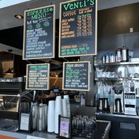 Espresso Menu  at Venti's Cafe in Salem