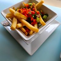 Red curry fries at Venti's Cafe in Salem
