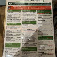 Menu  at Venti's Cafe in Salem
