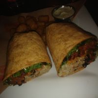 Chorizo wrap GF vegan at Venti's Cafe in Salem