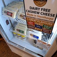 Vegan cashew cheeses at Jamworks Gourmet Foods in Glen Aplin