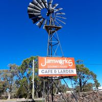 Sign at Jamworks Gourmet Foods in Glen Aplin