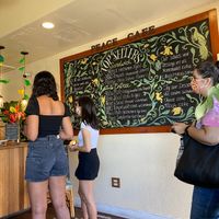 Inside shop at Peace Cafe in Honolulu
