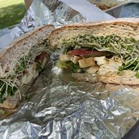 Popeye sandwich  at Peace Cafe in Honolulu