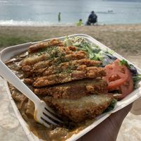 Curry tempeh Katsu at Peace Cafe in Honolulu