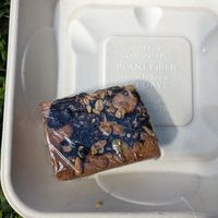 Jam and peanut butter GF cake. So moist! at Peace Cafe in Honolulu