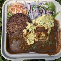 Lock moco special of the day at Peace Cafe in Honolulu