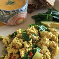Tofu Scramble at Peace Cafe in Honolulu