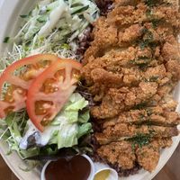 Katsu with tofu  at Peace Cafe in Honolulu