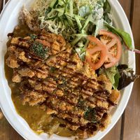 Katsu curry  at Peace Cafe in Honolulu