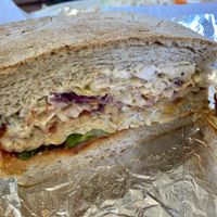 BBQ Tempeh Sandwich  at Peace Cafe in Honolulu