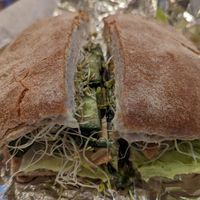 Popeye sandwich at Peace Cafe in Honolulu