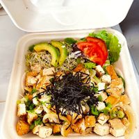 Tofu Poke   at Peace Cafe in Honolulu