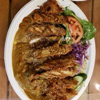 Tempeh katsu curry at Peace Cafe in Honolulu