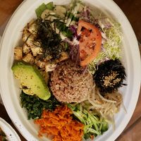 Sampler plate at Peace Cafe in Honolulu