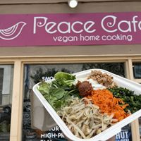   at Peace Cafe in Honolulu