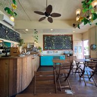 Overview of the cafe  at Peace Cafe in Honolulu