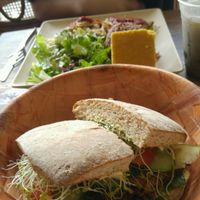 Tempting tempeh sandwich at Peace Cafe in Honolulu