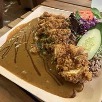 Curry katsu  at Peace Cafe in Honolulu