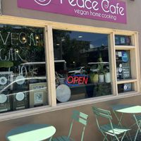   at Peace Cafe in Honolulu